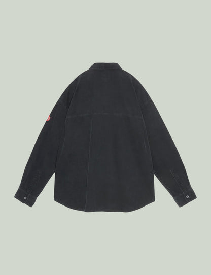 OVERDYE CORD DESIGN BIG SHIRT