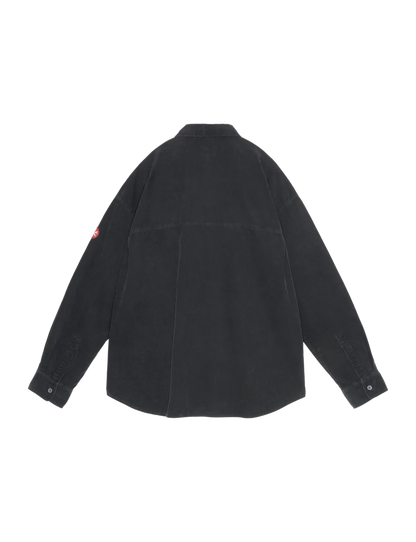OVERDYE CORD DESIGN BIG SHIRT