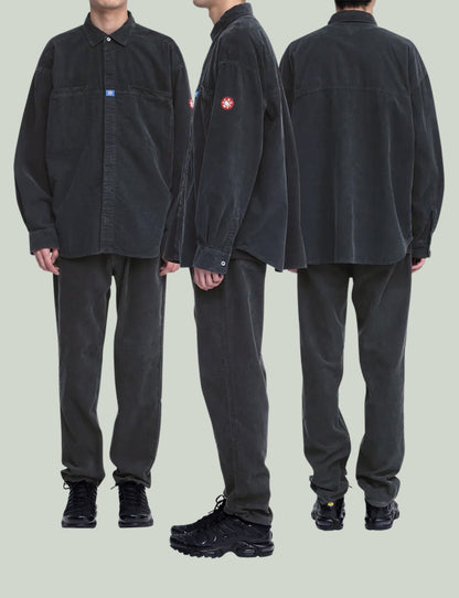 OVERDYE CORD DESIGN BIG SHIRT