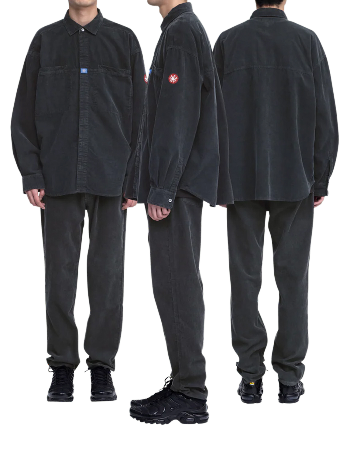 OVERDYE CORD DESIGN BIG SHIRT