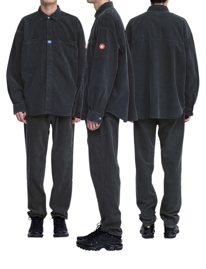 OVERDYE CORD DESIGN BIG SHIRT