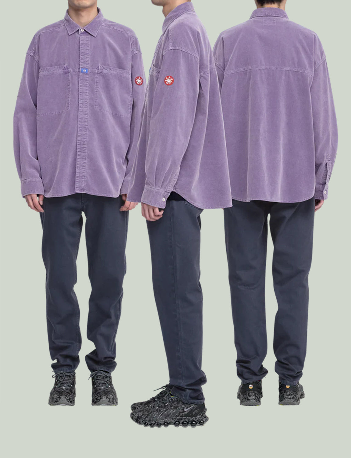 OVERDYE CORD DESIGN BIG SHIRT