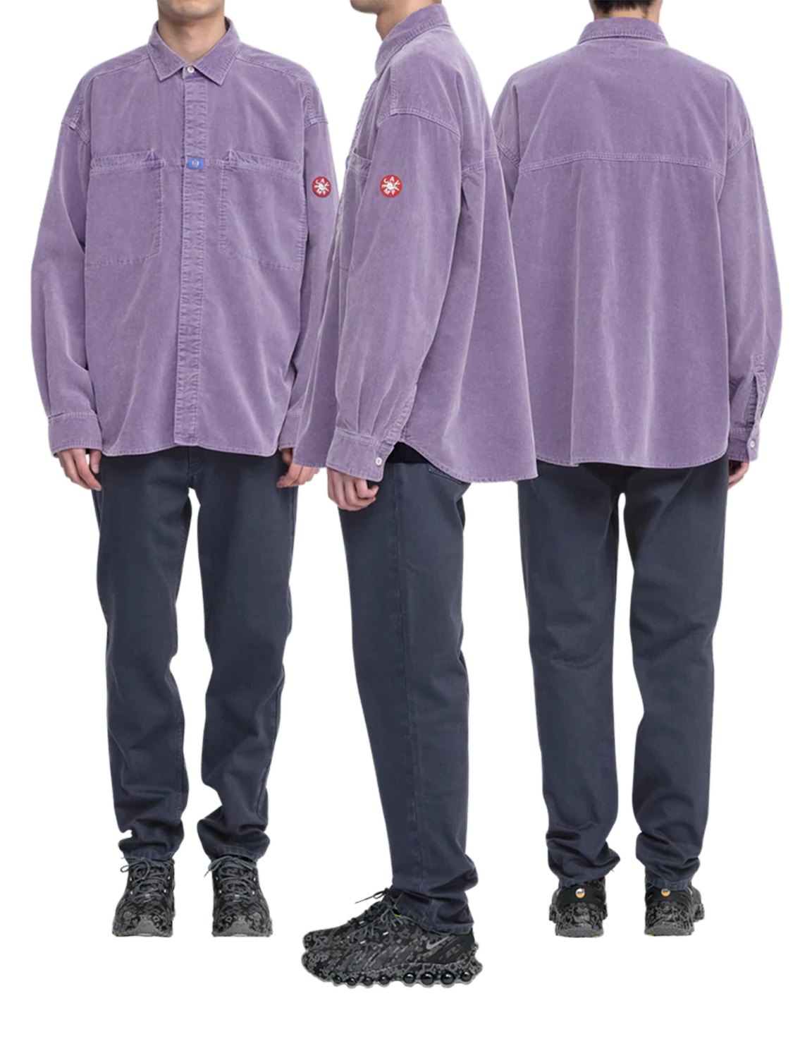 OVERDYE CORD DESIGN BIG SHIRT