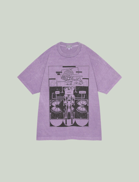 C.E CAV EMPT(シーイー) 2025AW Tシャツ パープル 通販