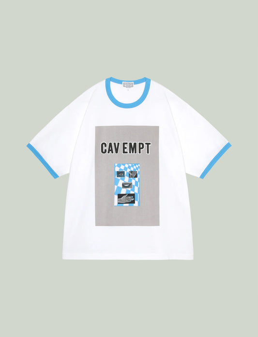 C.E CAV EMPT(シーイー) 2025AW リンガーTシャツ ホワイト 通販