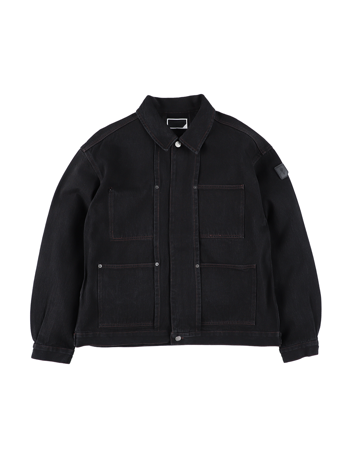 DENIM RIVET CHORE JACKET