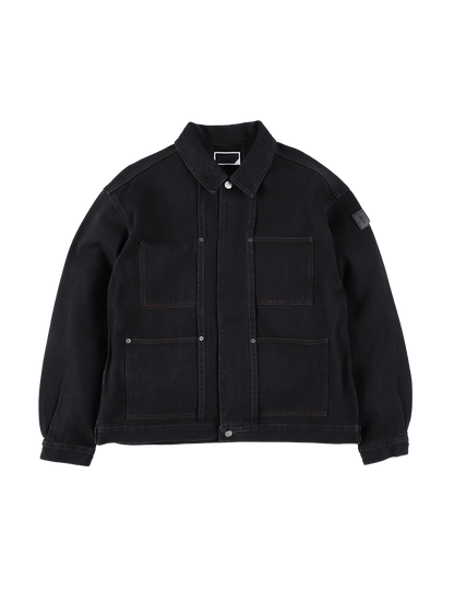 DENIM RIVET CHORE JACKET
