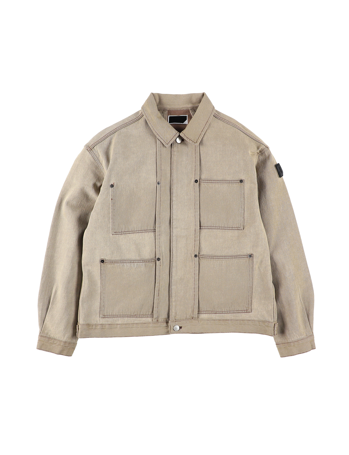 DENIM RIVET CHORE JACKET