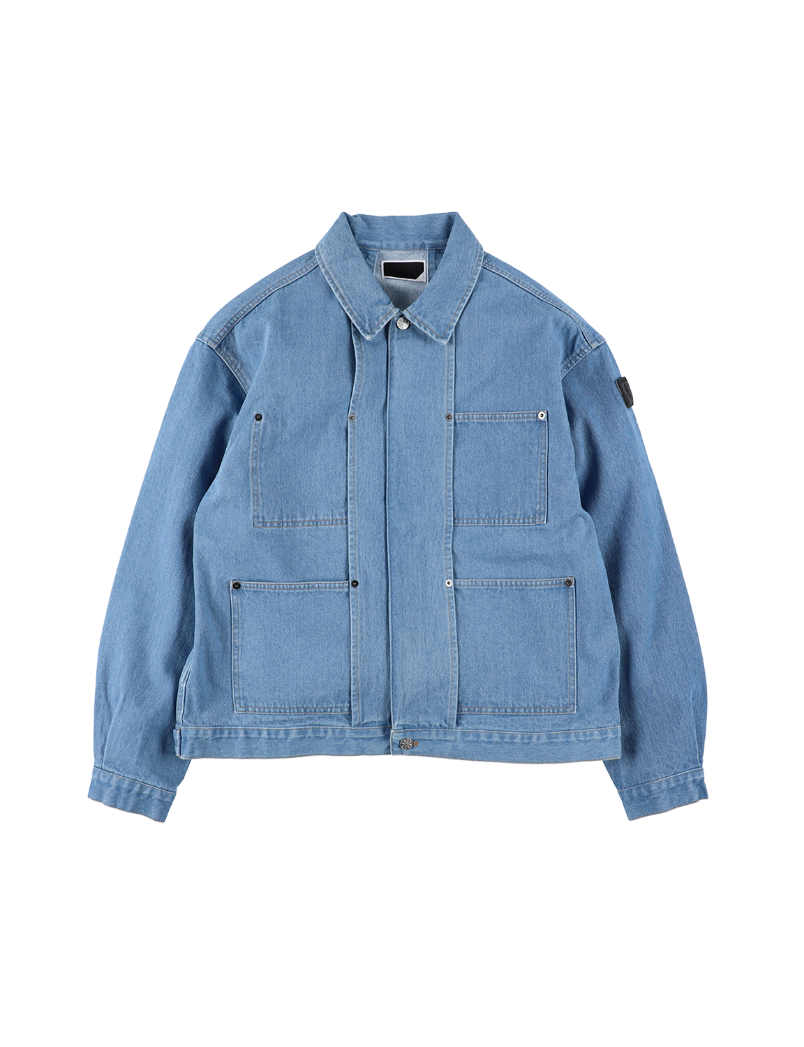 DENIM RIVET CHORE JACKET