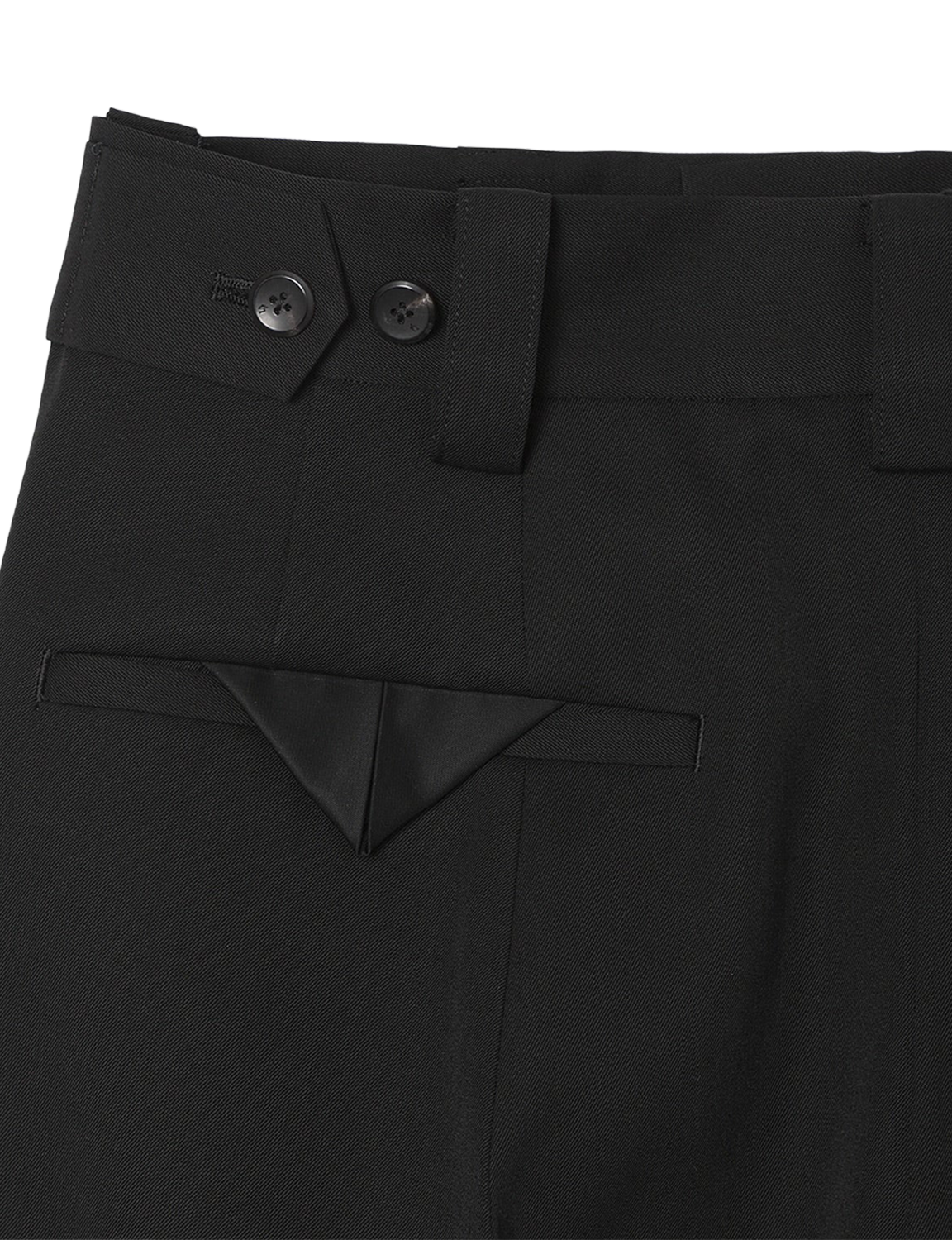 Extra Volumed Tapered Pants / black