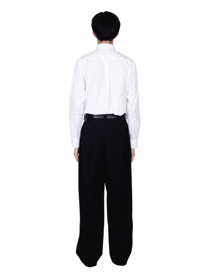Extra Volumed Tapered Pants / black