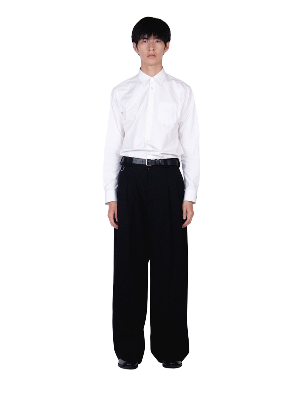 Extra Volumed Tapered Pants / black