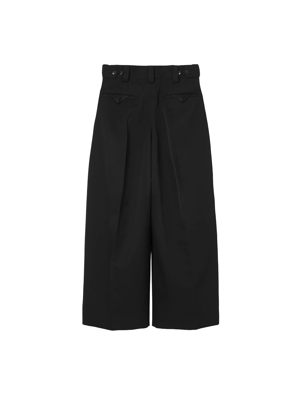 Extra Volumed Tapered Pants / black