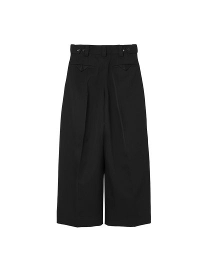 Extra Volumed Tapered Pants / black