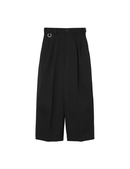 Extra Volumed Tapered Pants / black