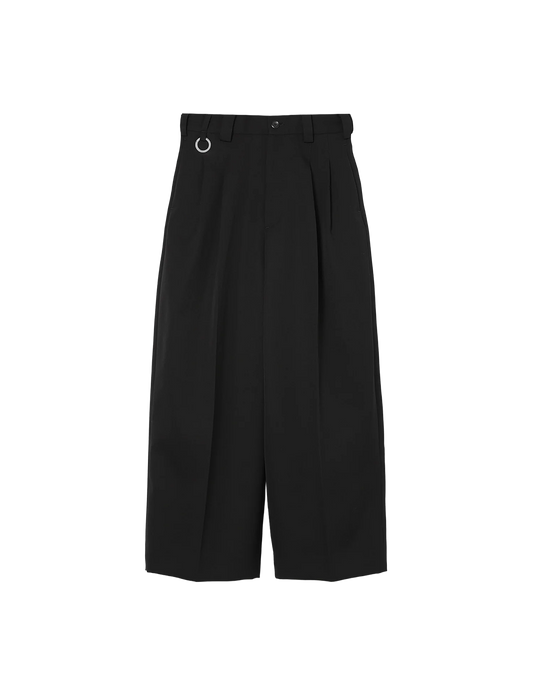 Extra Volumed Tapered Pants / black