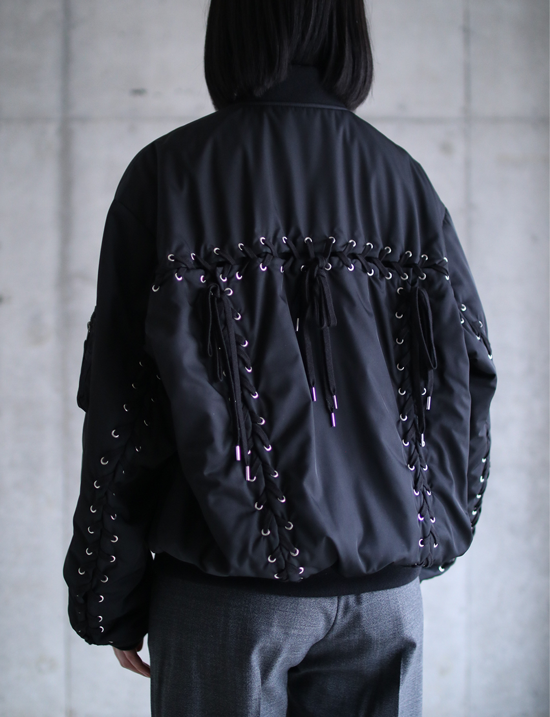 G.V.G.V. - REVERSIBLE LACE UP MA-1 – The Contemporary Fix Kyoto