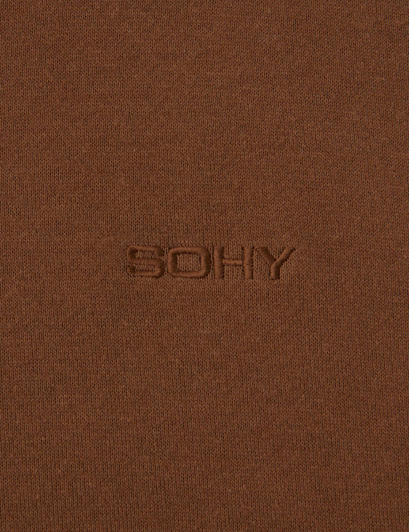 SOHY HALF ZIP UP HOODIE