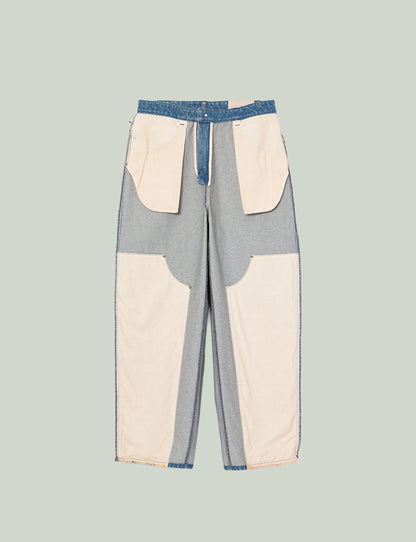 REVERSIBLE DENIM PANTS (BLUE)