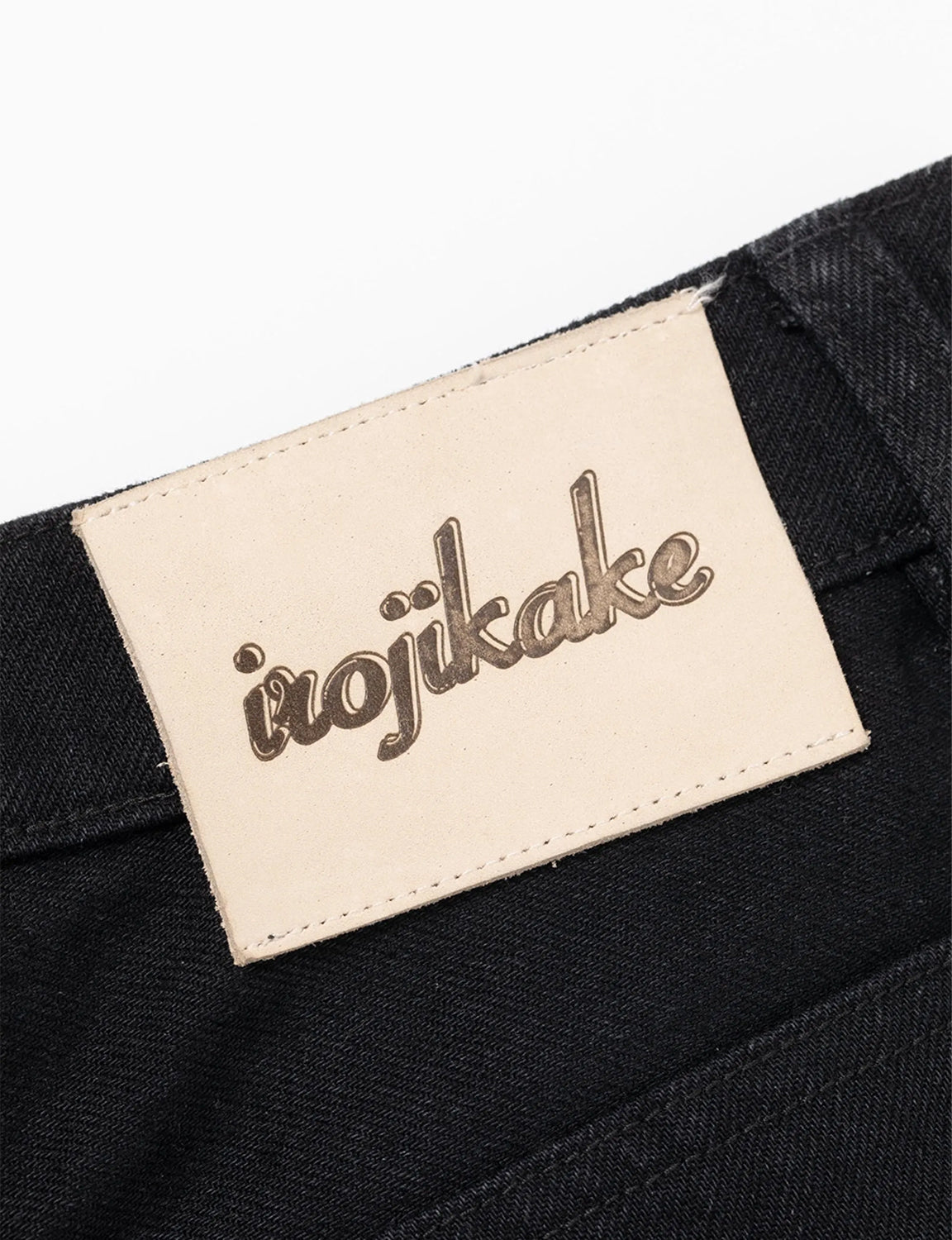 REVERSIBLE DENIM PANTS (BLACK)