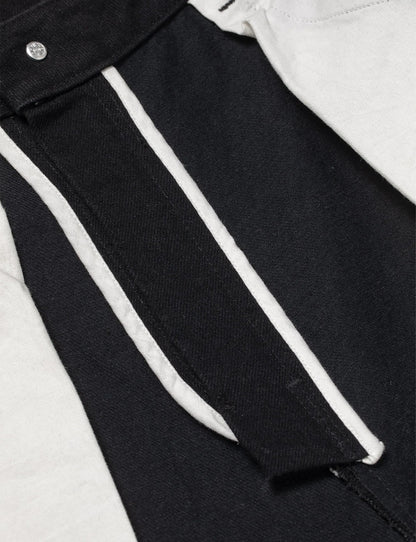 REVERSIBLE DENIM PANTS (BLACK)