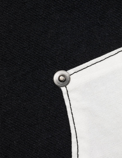 REVERSIBLE DENIM PANTS (BLACK)