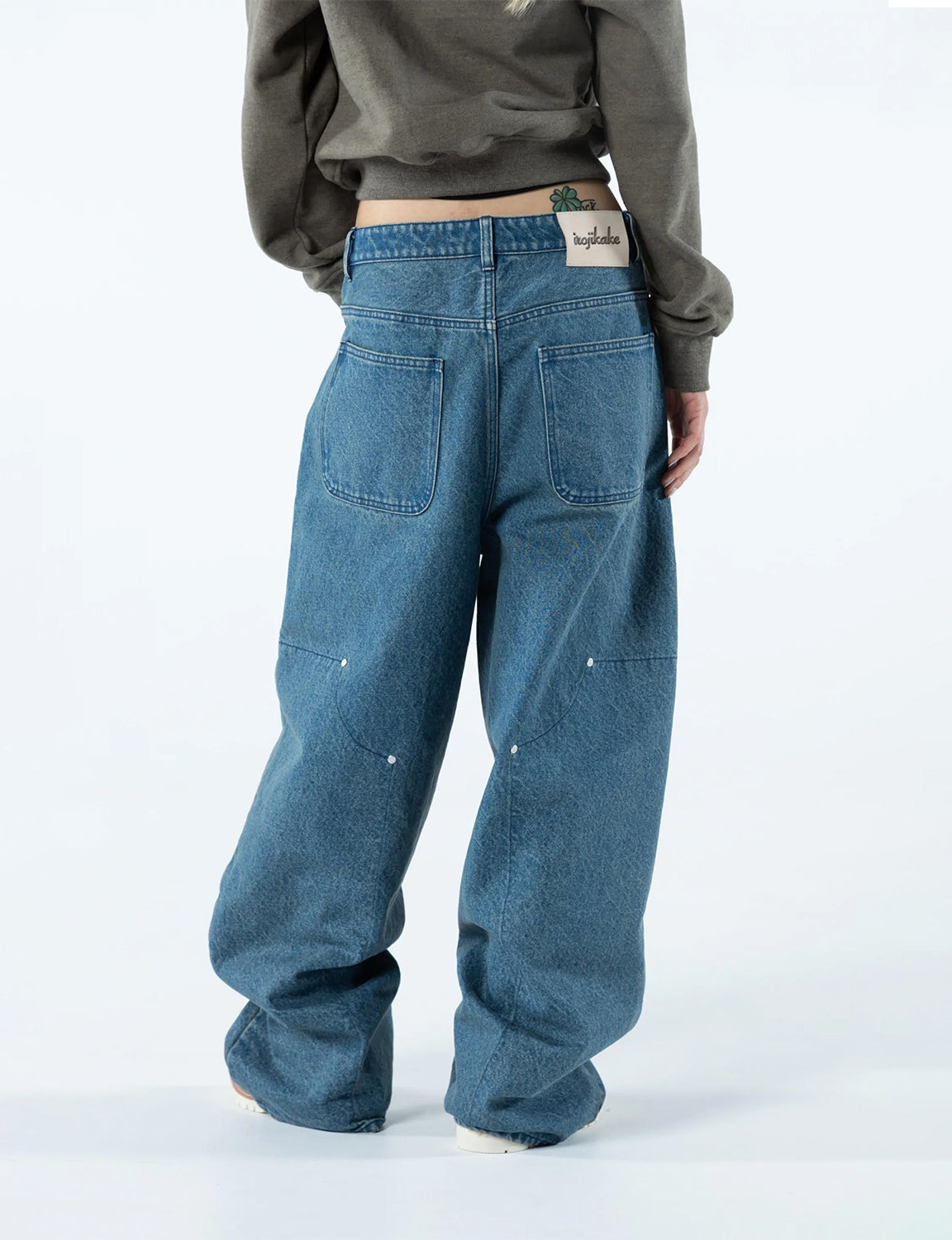 REVERSIBLE DENIM PANTS (BLUE)