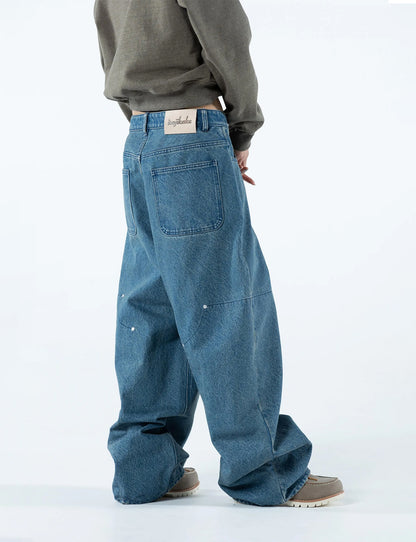 REVERSIBLE DENIM PANTS (BLUE)