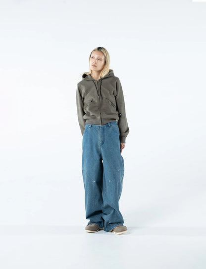 REVERSIBLE DENIM PANTS (BLUE)