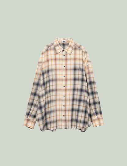 TARTAN BIG SHIRT (BLUE)