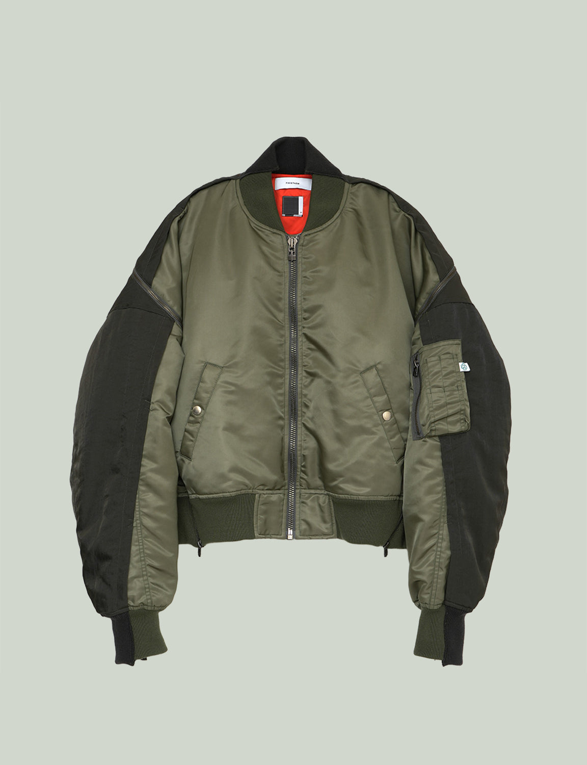 DISTORTED ZIPPER MA-1
