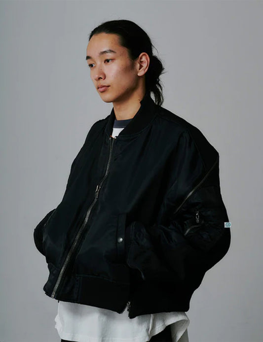 DISTORTED ZIPPER MA-1