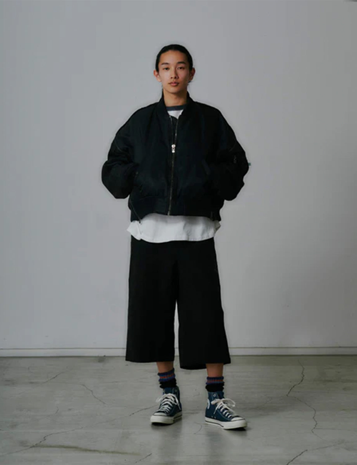 DISTORTED ZIPPER MA-1