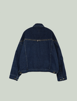 19ss FACETASM ZIPPER DENIM JACKET