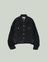 19ss FACETASM ZIPPER DENIM JACKET