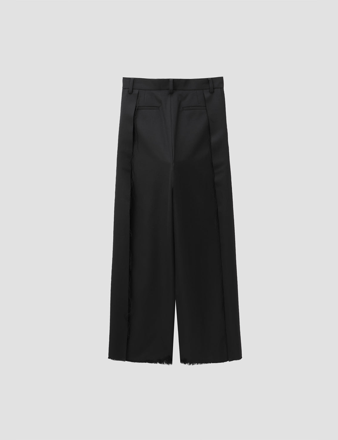 DISTRESSED WOOL TROUSERS