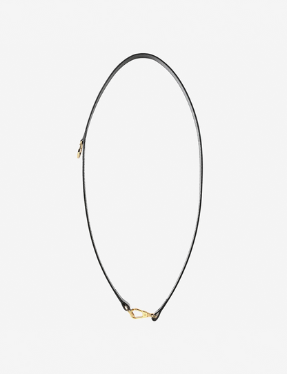 Shoulder Belt / black × gold