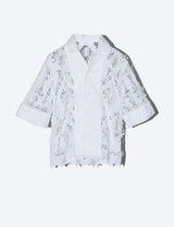 TOGA PULLA - LACE SHIRT | 2022SS
