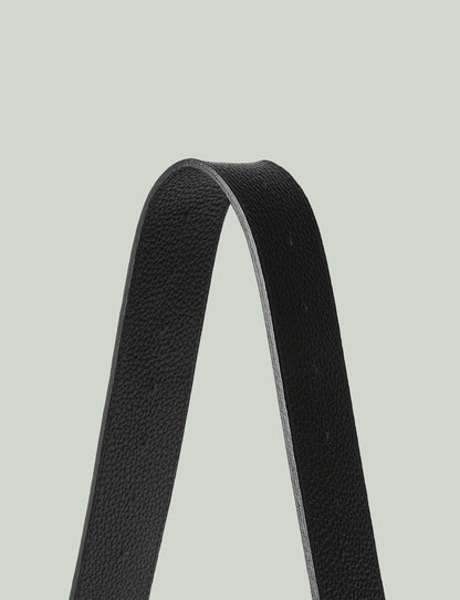 Belt Tote / black × silver