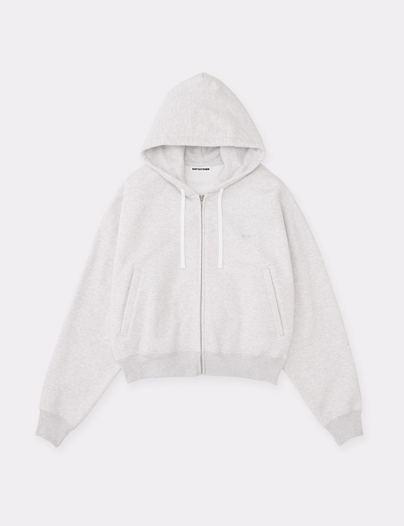 SOHY SHORT ZIP UP HOODIE