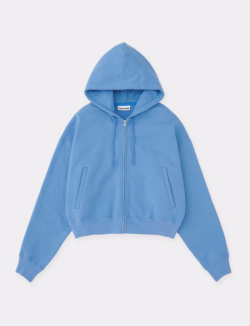 SOHY SHORT ZIP UP HOODIE