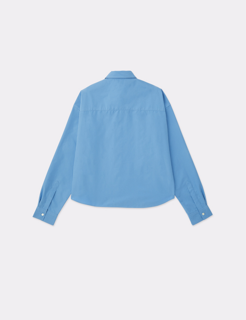 TYPEWRITER CROPPED SHIRT