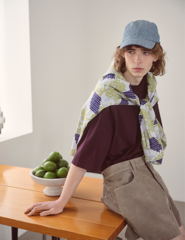 PATTERNED OVER SIZED SHIRT