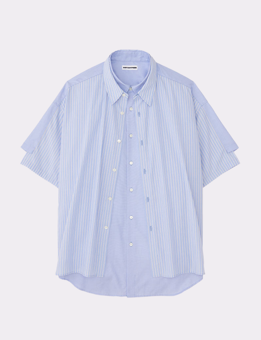 SOFTHYPHEN - DOUBLE FRONT OVER SIZED SIGNATURE S/S SHIRT – The 