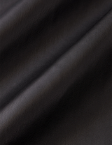 FAUX LEATHER OVER SIZED SHIRT