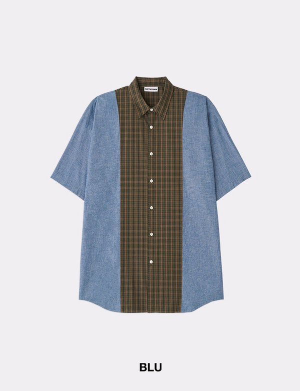 CHECK SWITCH PATTERNED S/S SHIRT