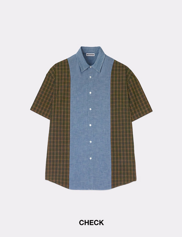 CHECK SWITCH PATTERNED S/S SHIRT