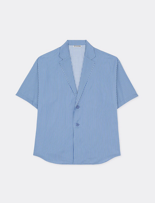 SINGLE BREASTED S/S SHIRT JACKET