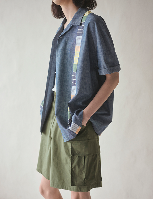 BORDER STRIPE CUBAN S/S SHIRT