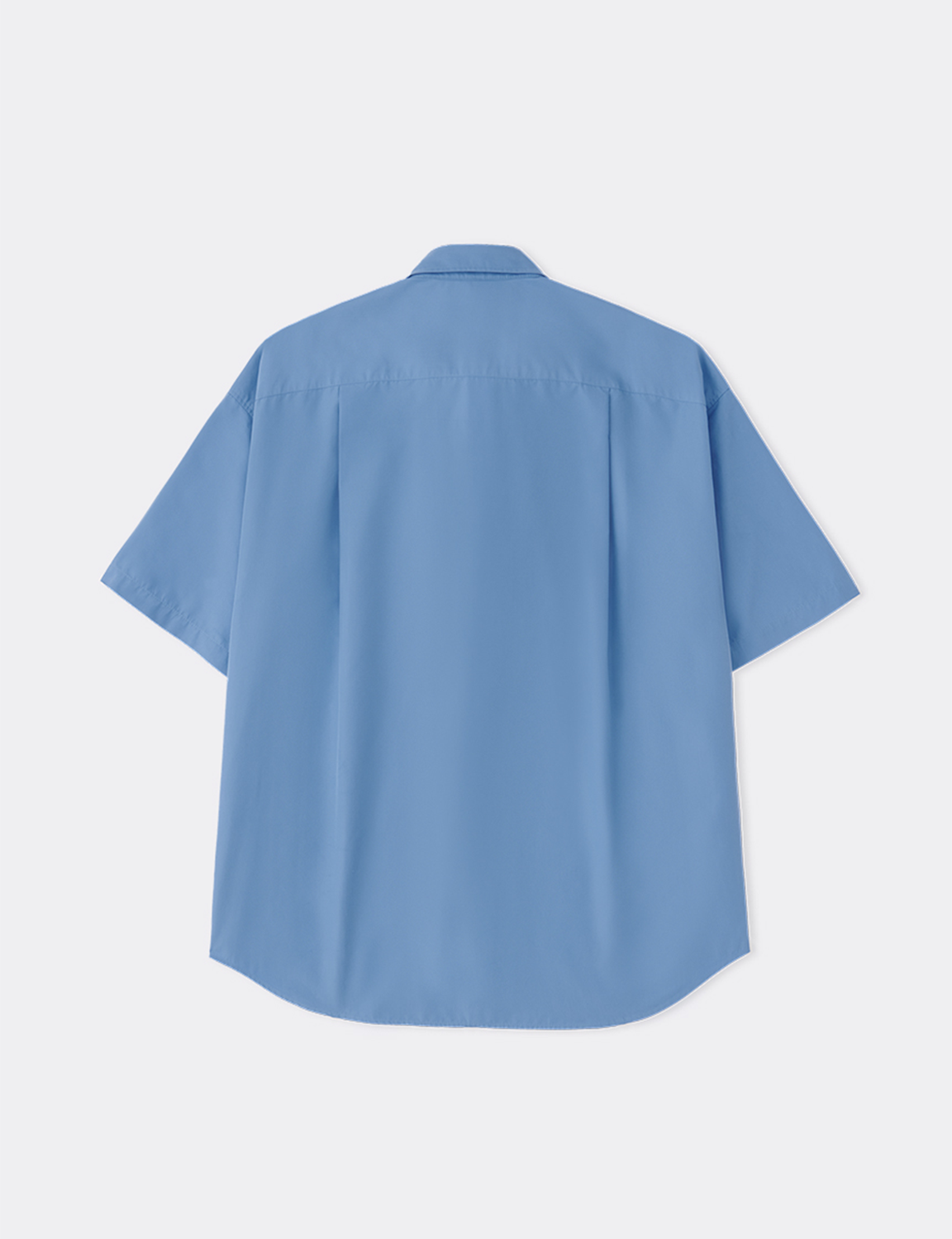 RUGBY COLLAR DOUBLE FRONT OVERSIZED S/S SHIRT